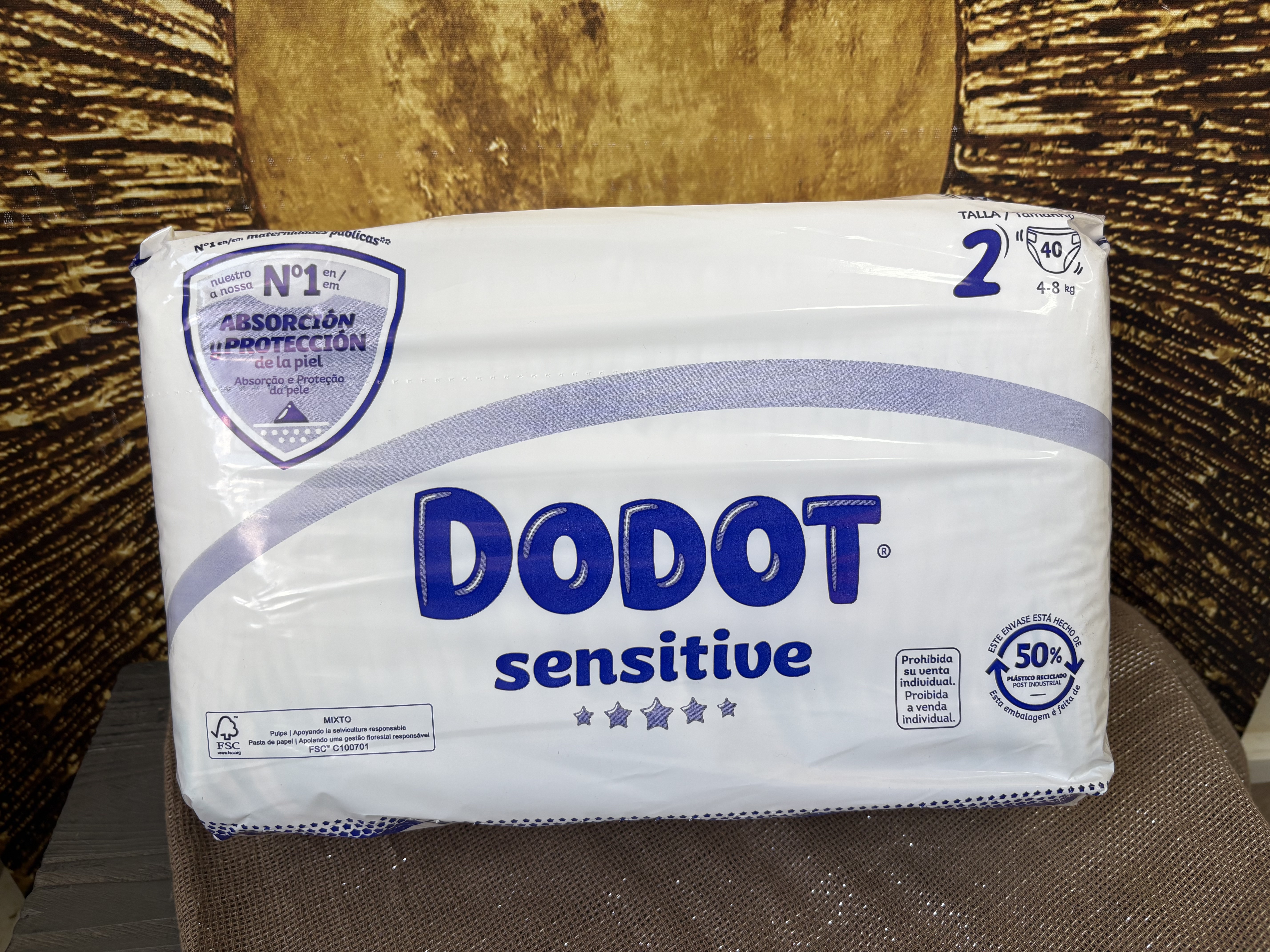 Dodot Sensitive diapers, size 2