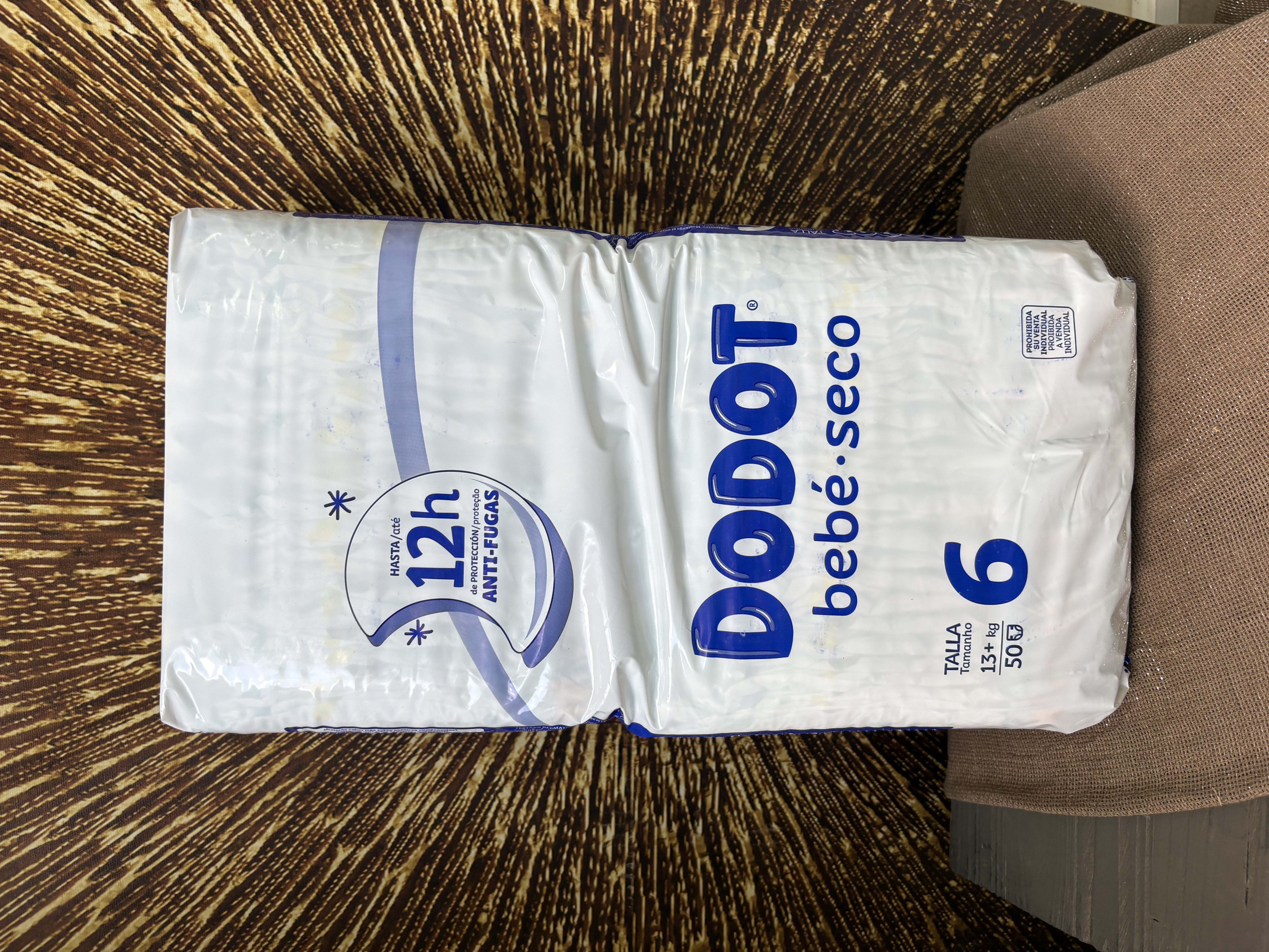 Dodot Bebé Seco Bebek Bezi 6 Numara, 50 Adet