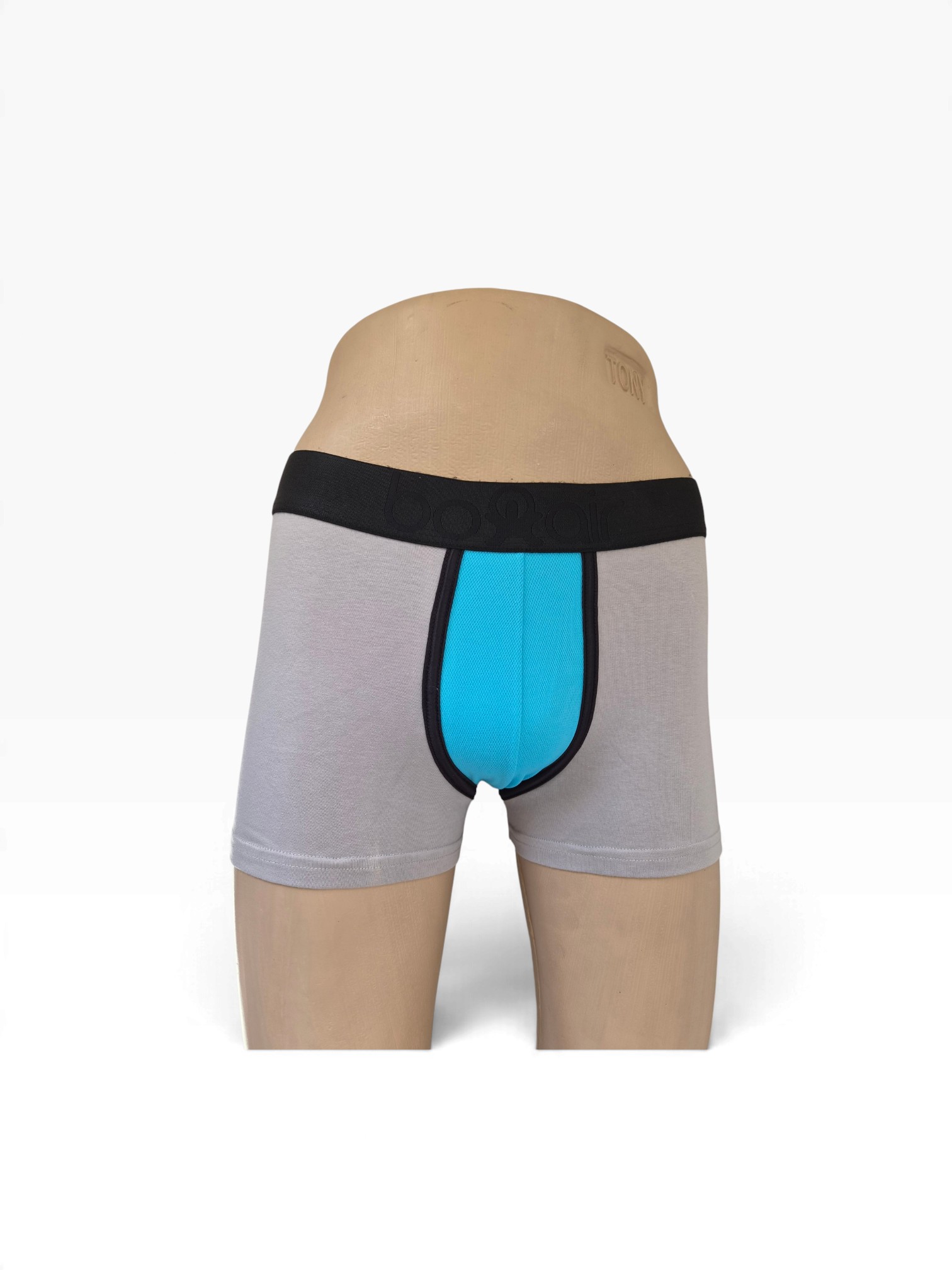 Gri ve Mavi Boxair Erkek Boxer