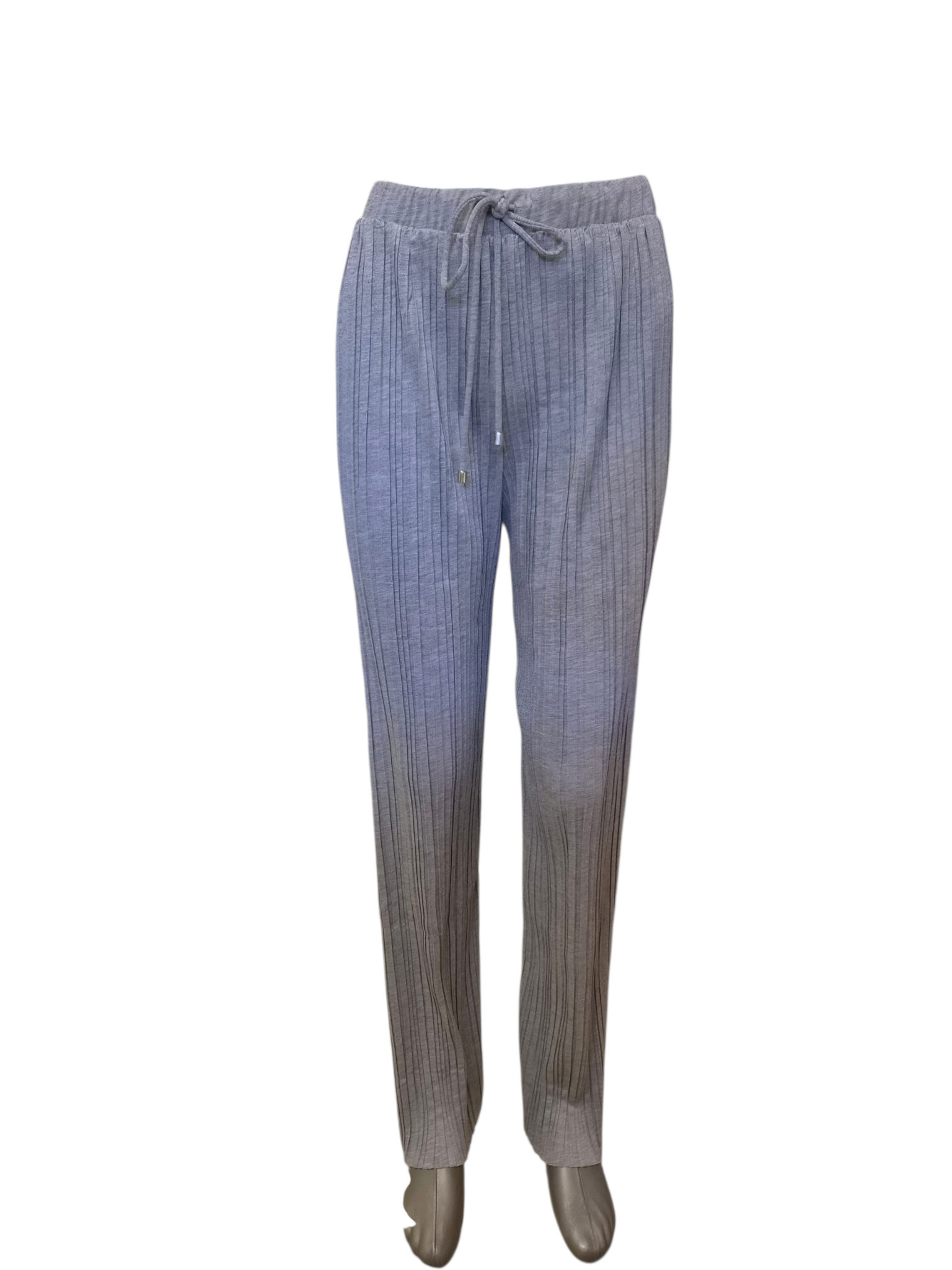 Women's Grey Pleated Trousers