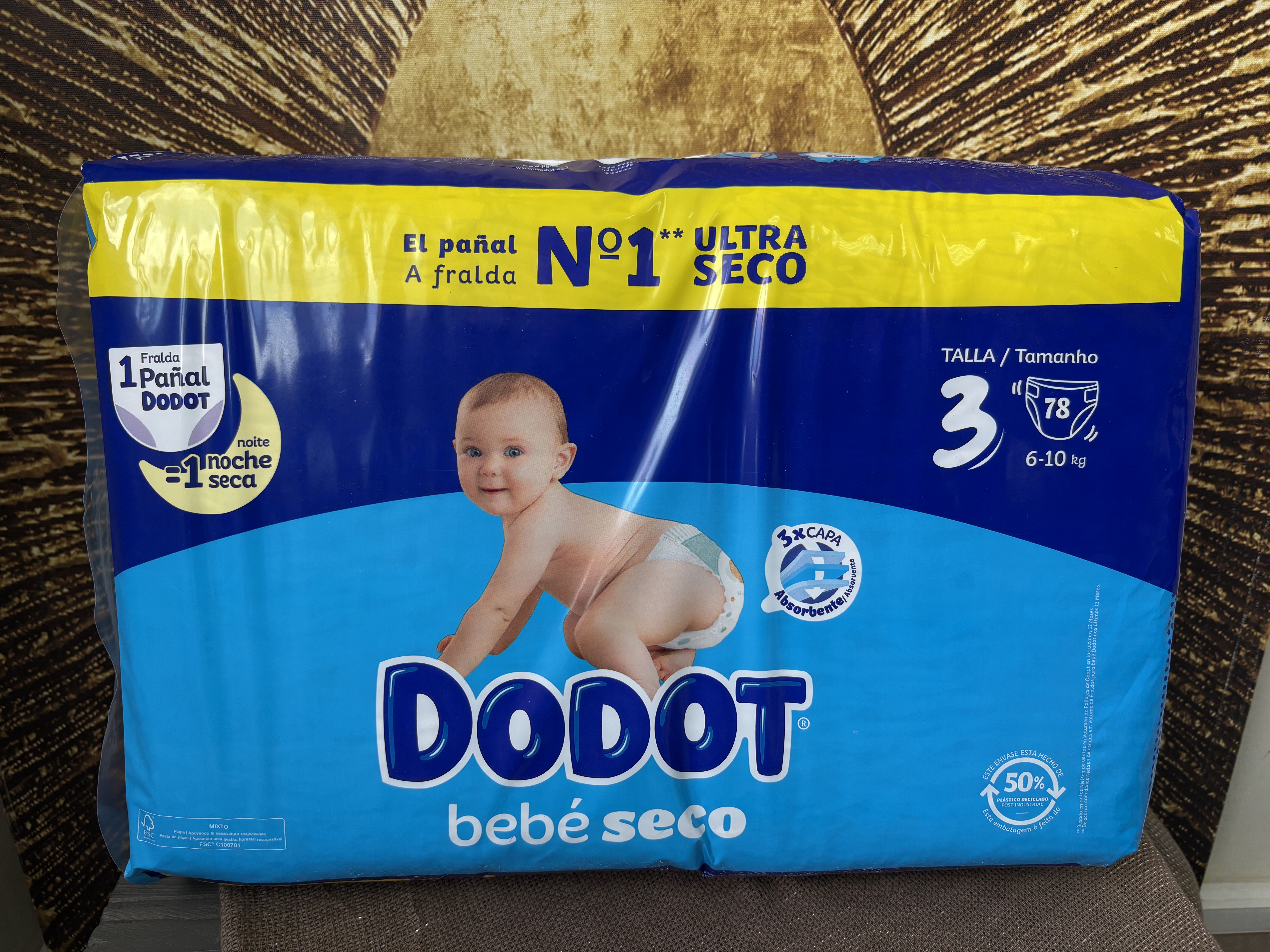 Dodot Bebé Seco Gece Bezleri, 3 Numara, 78 Adet