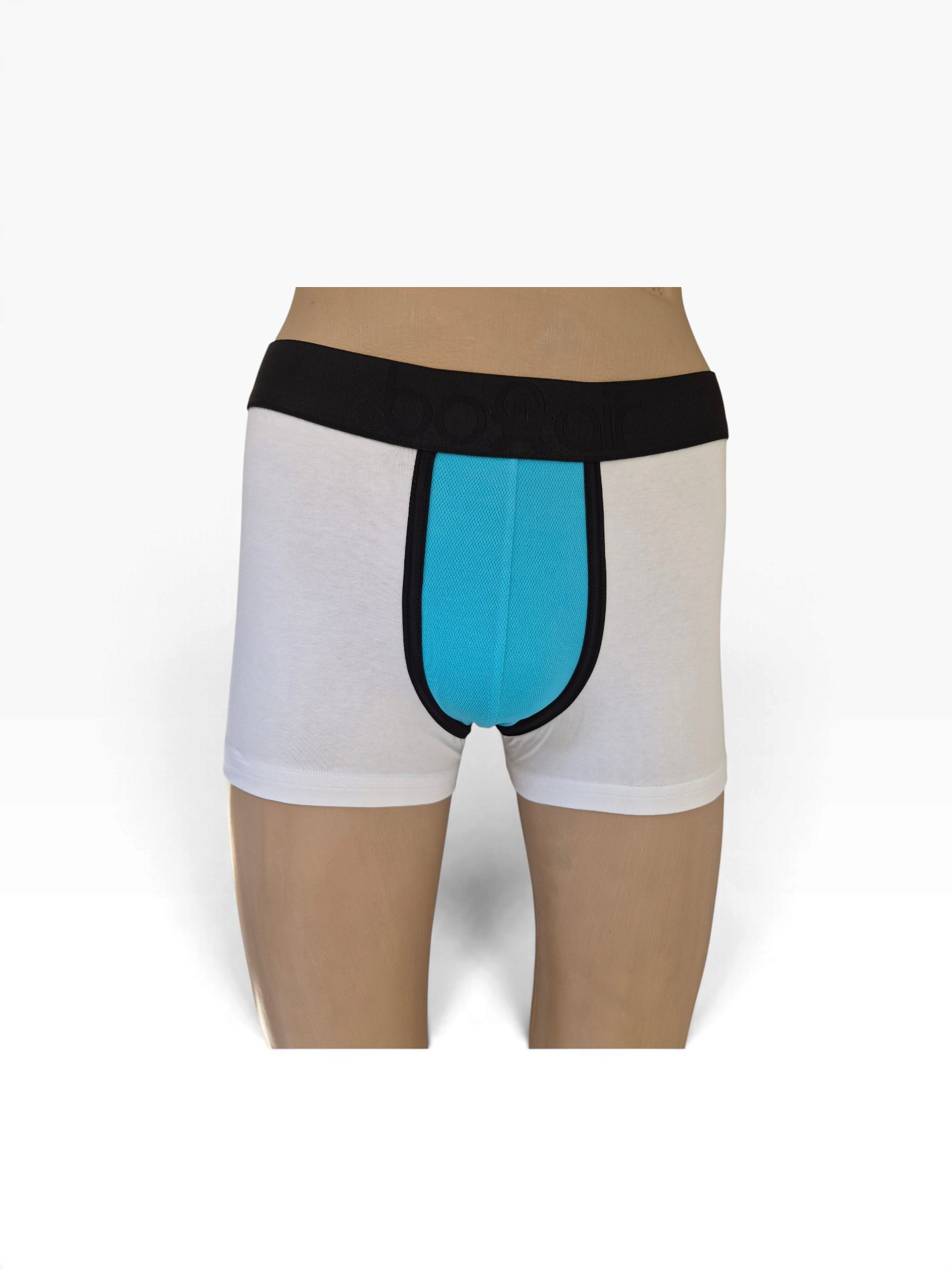 Turkuaz Ön Panelli Boxair Erkek Boxer