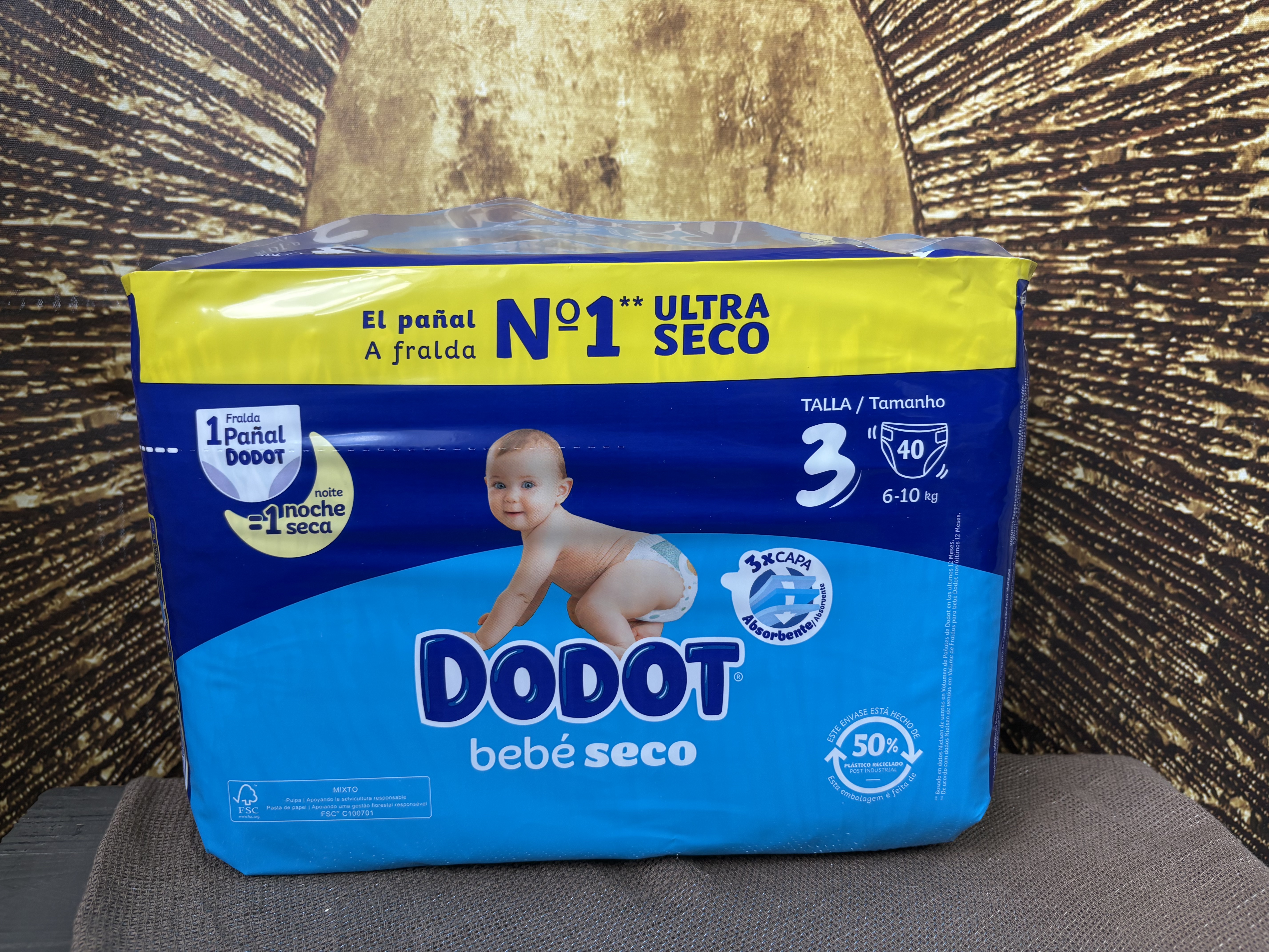 Dodot Sensitive 3 Bebek Bezi, 40 adet